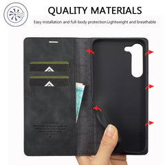LC.IMEEKE Strong Magnetism Ultra-thin Matte Leather Phone Case, For Samsung Galaxy S23 5G, For Samsung Galaxy S23+ 5G