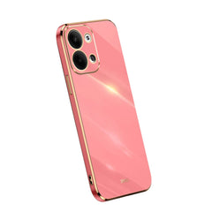 XINLI Straight Edge 6D Electroplate TPU Phone Case, For OPPO Reno9 5G, For Samsung Galaxy A54 5G, For vivo X90 Pro+