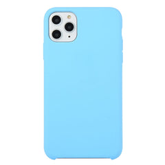 For iPhone 11 Solid Color Solid Silicone Shockproof Case (Hibiscus Pink), For iPhone 11 Pro