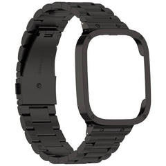 2 in 1 Three-bead Metal Watch Band with Watch Frame, For Xiaomi Redmi Watch 3 / Mi Watch Lite 3
