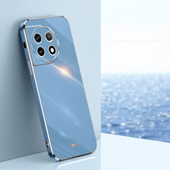 XINLI Straight Edge 6D Electroplate TPU Phone Case, For OnePlus 11, For OnePlus Ace 2, For Realme GT Neo 5