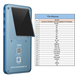 DL S800 Multi-functional LCD Screen True Tone Test Tool, DL S800