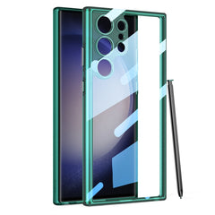 GKK Space Frame Transparent PC+TPU Phone Case, For Samsung Galaxy S23 Ultra 5G