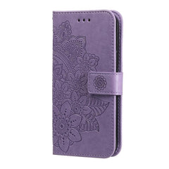 Seven-petal Flowers Embossing Leather Phone Case, For Huawei Enjoy 80, For Huawei nova 13 Pro, For Huawei nova 13 / nova 12, For Huawei Enjoy 70 Pro