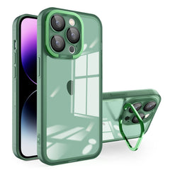 Invisible Lens Bracket Matte Transparent MagSafe Phone Case, For iPhone 15 Pro Max, For iPhone 14 Pro Max, For iPhone 15 Pro, For iPhone 15 Plus, For iPhone 12 Pro Max, For iPhone 14 Plus, For iPhone 13 Pro Max