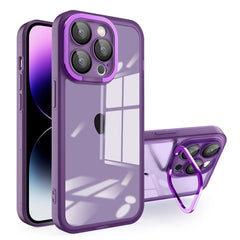 Invisible Lens Bracket Matte Transparent MagSafe Phone Case, For iPhone 15 Pro Max, For iPhone 14 Pro Max, For iPhone 15 Pro, For iPhone 15 Plus, For iPhone 12 Pro Max, For iPhone 14 Plus, For iPhone 13 Pro Max