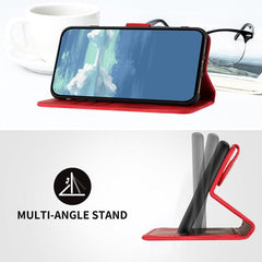 Line Pattern Skin Feel Leather Phone Case, For Huawei Enjoy 20e, For Huawei P50 Pro, For Huawei P50, For Huawei Enjoy 20 SE 4G