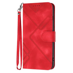 Line Pattern Skin Feel Leather Phone Case, For Huawei nova 12i, For Huawei nova 12s, For Huawei nova Y72, For Huawei nova 12 Pro / nova 12 Ultra
