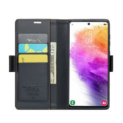 CaseMe 023 Butterfly Buckle Litchi Texture RFID Anti-theft Leather Phone Case, For Samsung Galaxy A73 5G, For Samsung Galaxy A33 5G, For Samsung Galaxy S22 Ultra 5G, For Samsung Galaxy S22+ 5G