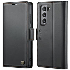 CaseMe 023 Butterfly Buckle Litchi Texture RFID Anti-theft Leather Phone Case, For Samsung Galaxy S21 FE 5G, For Samsung Galaxy A72, For Samsung Galaxy A53, For Samsung Galaxy S21 5G