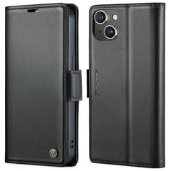CaseMe 023 Butterfly Buckle Litchi Texture RFID Anti-theft Leather Phone Case, For iPhone 13, For iPhone 13 mini, For iPhone 13 Pro, For iPhone 13 Pro Max