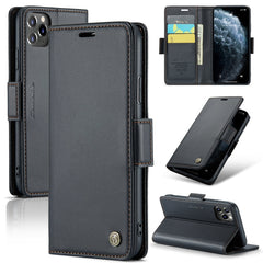 CaseMe 023 Butterfly Buckle Litchi Texture RFID Anti-theft Leather Phone Case, For iPhone 11 Pro, For iPhone 11 Pro Max, For iPhone XS Max, For iPhone XS