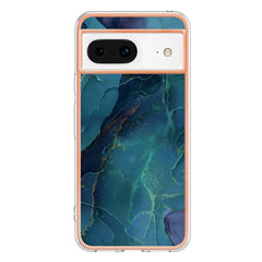 Electroplating Marble Dual-side IMD Phone Case, For Google Pixel 8, For Google Pixel 7a