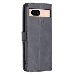 Magnetic Buckle Rhombus Texture Leather Phone Case, For Google Pixel 8a, For Google Pixel 8 Pro, For Google Pixel 8
