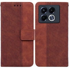 Geometric Embossed Leather Phone Case, For Infinix Note 40 5G, For Infinix GT 20 Pro, For Infinix Note 40 Pro 5G / 40 Pro 4G, For Infinix Note 40 Pro+