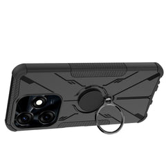 Armor Bear Shockproof PC + TPU Phone Case with Ring, For Tecno Spark 10C