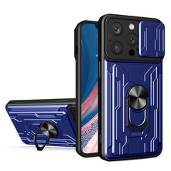 Sliding Camshield TPU+PC Phone Case with Card Slot, For iPhone 15 Pro Max, For iPhone 15 Pro, For iPhone 15 Plus