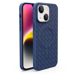 Woven Pattern MagSafe Magnetic Cooling Phone Case, For iPhone 14, For iPhone 14 Pro, For iPhone 14 Pro Max, For iPhone 13 Pro Max