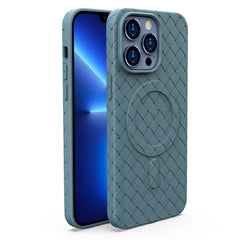 Woven Pattern MagSafe Magnetic Cooling Phone Case, For iPhone 13 Pro, For iPhone 13