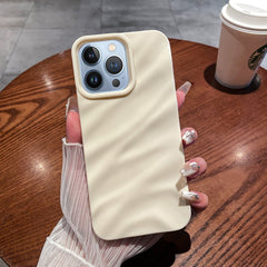 Solid Color Wave Texture TPU Phone Case, For iPhone 13 Pro Max, For iPhone 13 Pro, For iPhone 12 / 12 Pro