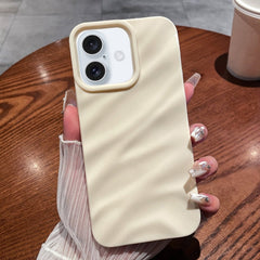 Solid Color Wave Texture TPU Phone Case, For iPhone 16, For iPhone 15 Pro Max, For iPhone 15 Pro