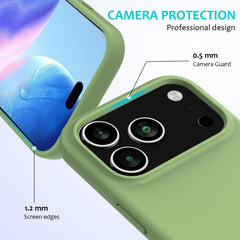 Solid Color Silicone Phone Case, For iPhone 17 Pro, For iPhone 17