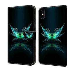 Crystal 3D Shockproof Protective Leather Phone Case, For iPhone XS Max