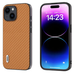 ABEEL Carbon Fiber Texture Protective Phone Case, For iPhone 14 Plus, For iPhone 14