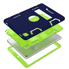 Shockproof PC + Silicone Protective Case,with Holder, For iPad 9.7(2017)