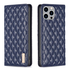 Diamond Lattice Magnetic Leather Flip Phone Case, For iPhone 15 Pro Max, For iPhone 15 Pro, For iPhone 15 Plus, For iPhone 15