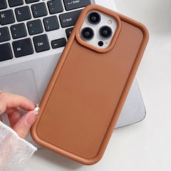 Shockproof Frame Frosted TPU Phone Case, For iPhone 15 Pro Max, For iPhone 15 Pro, For iPhone 15 Plus, For iPhone 15