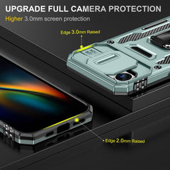Armor PC + TPU Camera Shield Phone Case, For iPhone 17e / 16e, For iPhone 17 Pro Max, For iPhone 17 Pro