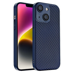 Honeycomb Radiating PC Phone Case, For iPhone 14 Plus, For iPhone 14, For iPhone 14 Pro
