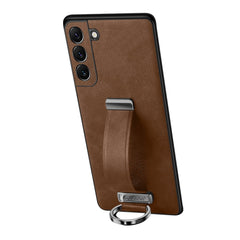 SULADA PC Hybrid Leather Texture Skin Feel Shockproof Phone Case, For Samsung Galaxy S23 5G