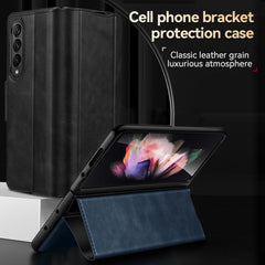 SULADA All-inclusive Magnetic Snap Flip Leather Phone Case, For Samsung Galaxy Z Fold2 / W21
