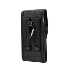 Multifunctional Universal Vertical Nylon Fabric Waist Bag Tactical Belt Bag, For 6.7 inch and Below Phones