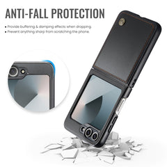 CaseMe 023 Butterfly Buckle Litchi Texture RFID Anti-theft Leather Phone Case, For Samsung Galaxy Z Flip6 / Flip7 FE, For Samsung Galaxy Z Fold6 5G, For Samsung Galaxy Z Fold5, For Samsung Galaxy Z Flip5
