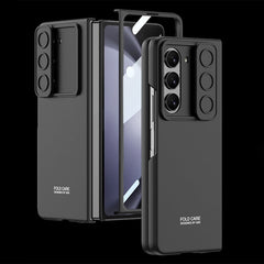 GKK Integrated Ultra-thin Sliding Camshield Flip Phone Case, For Samsung Galaxy Z Fold5