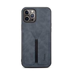 Denior DV Elastic Card Slot PU Back Cover Phone Case, For iPhone 15 Pro Max, For iPhone 15 Pro, For iPhone 15 Plus, For iPhone 15