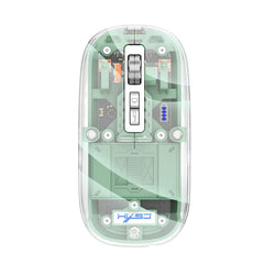 HXSJ T900 Transparent Magnet Three-mode Wireless Gaming Mouse