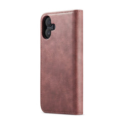 DG.MING Crazy Horse Texture Detachable Magnetic Leather Phone Case, For iPhone 16, For iPhone 15 Pro Max, For iPhone 15 Pro, For iPhone 15 Plus