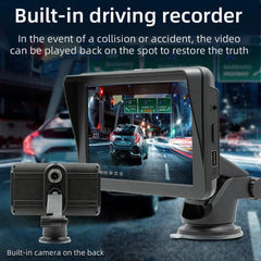 B5570 SunShade Style Car MP5 Player 7 inch Wireless CarPlay, Support Mobile Phone Interconnection, B5570