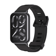 Mijobs Flat Hole Breathable Silicone Watch Band, For Redmi Watch 6 / 5 / Xiaomi Band 9 Pro