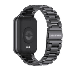 Mijobs Three Beads Stainless Steel Watch Band, For Redmi Watch 6 / 5 / Xiaomi Band 9 Pro