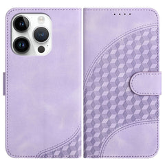 YX0060 Elephant Head Embossed Phone Leather Case with Lanyard, For iPhone 14 Pro, For iPhone 14 Pro Max, For iPhone SE 2022/SE 2020/6/7/8