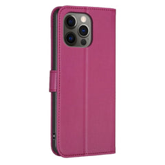 Four-leaf Embossed Leather Phone Case, For iPhone 12 / 12 Pro, For iPhone 12 Pro Max, For iPhone 11 Pro Max, For iPhone 11