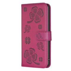 Four-leaf Embossed Leather Phone Case, For iPhone 17 Pro Max, For iPhone 17 Pro, For iPhone 17, For iPhone Air