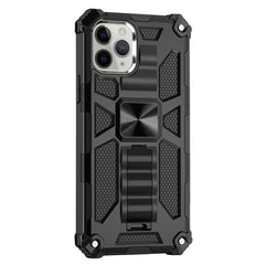 Armor Shockproof TPU + PC Magnetic Protective Case with Holder, For iPhone 12 / 12 Pro, For iPhone 12 Pro Max