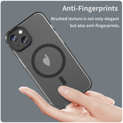 MagSafe Frosted Translucent TPU + PC Full Coverage Phone Case, For iPhone 15, For iPhone 14 Plus