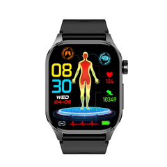ET580 2.04 inch AMOLED Screen Sports Smart Watch Support Bluetooth Call / ECG Function